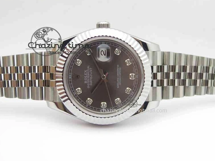 MiroTime 0326 DateJust II 41mm BP Maker Best Edition Gray Diamonds Dial On New Version Jubilee Bracelet A Breathable 3626